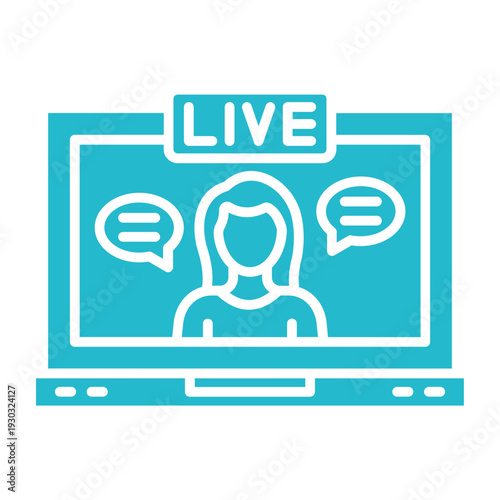 Live streaming Icon