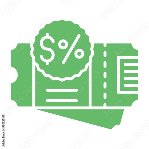 Discount ticket Icon
