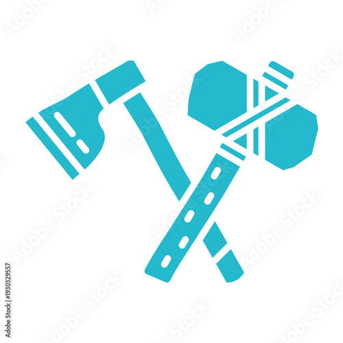 Axe and hammer Icon