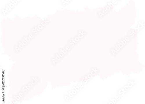 Torn white note, notebook blank paper piece. Ripped edges, paper texture. Border, frame.