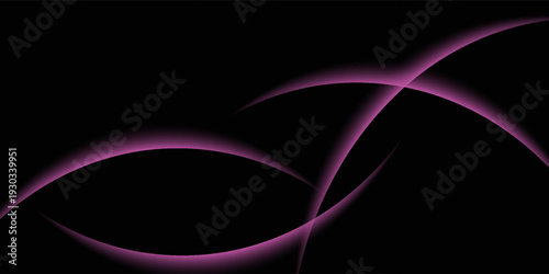 Black pink brush pattern car sticker, banner, sporty abstract lines, black pink color combination, eps 10