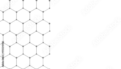 Geometric abstract background with connected line and dots. Structure molecule and communication. Scientific concept for your design. Medical, technology, science background. Vector