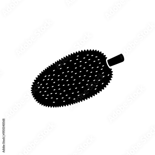 A close-up view of a spiky black object resembling a badminton shuttlecock
