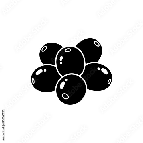 Cluster of black spherical objects resembling balloons or decorative ornaments