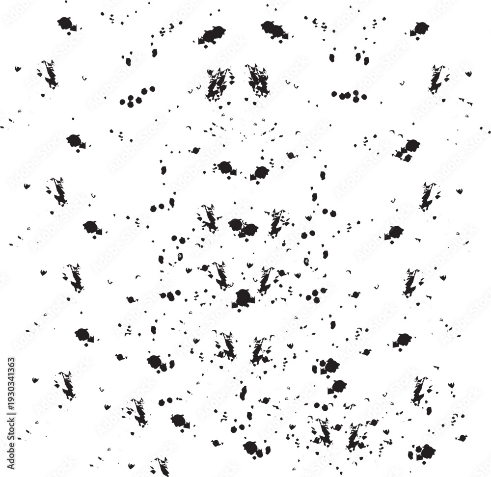 Fototapeta premium Abstract paint splatters ink blots grunge texture chaotic dark elements