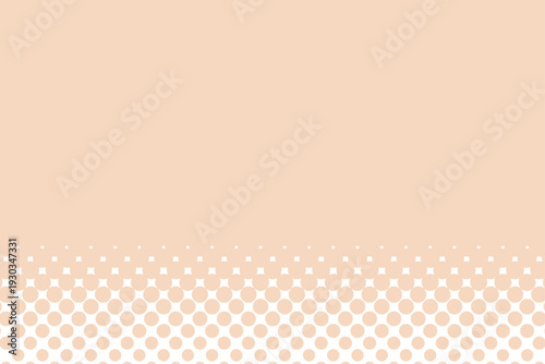 ベージュのカラーハーフトーン