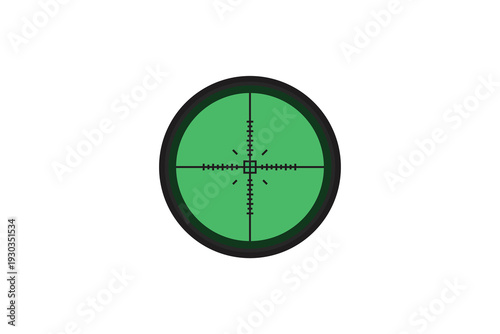 Green Sniper Scope Crosshair Icon
