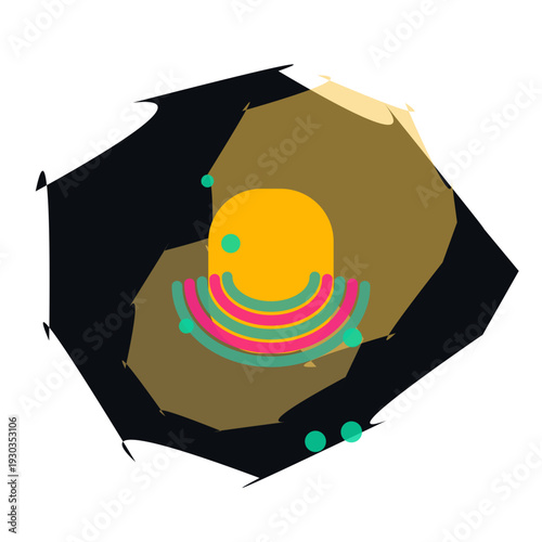 Continuity network for resilient | modern dark colorful vector icon