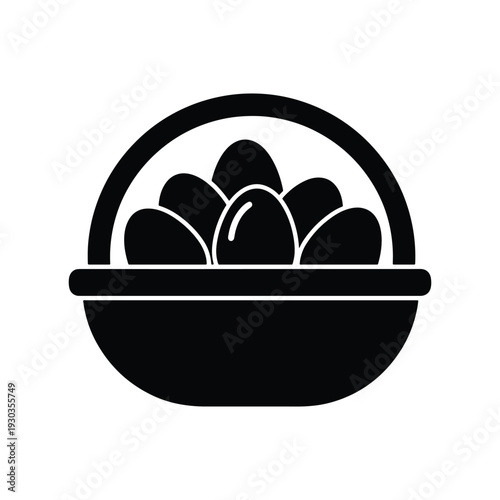 Food Serving Bowl Line Icon Restaurant Vector Illustration