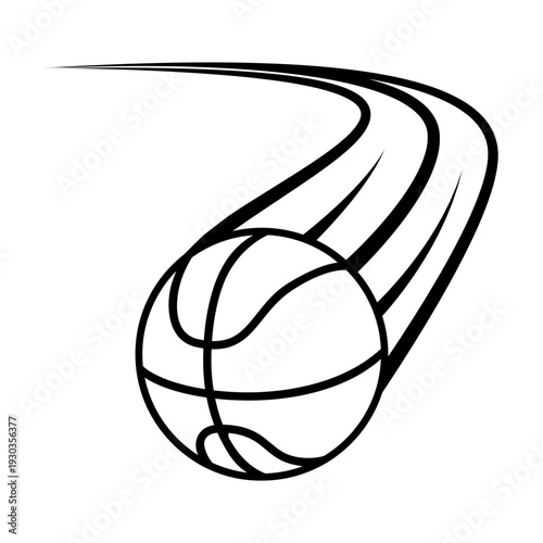 Basketball icon vector. Three pointer Illustration sign. Throwing the ball symbol or logo.