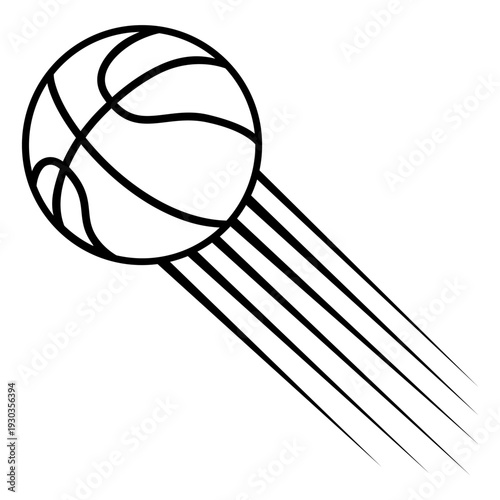 Basketball icon vector. Three pointer Illustration sign. Throwing the ball symbol or logo.