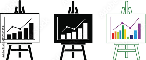 Decline graph chart icon. Descending market stock scheme vector illustration. Decrease statistics symbol. Failing finance data sign. Arrow down economic analysis. Business loss trend. Report diagram.