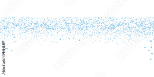 An abstract blue wave design featuring liquid bubbles and soft winter snow texture for a holiday background
