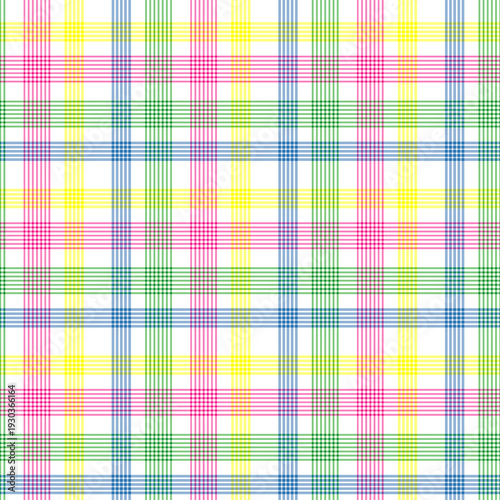 Easter Spring Plaids Pattern