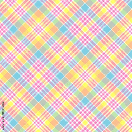 Easter Spring Plaids Pattern