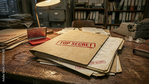 Document that contains the words 'Top Secret'