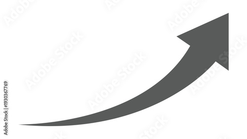 Gray arrow pointing upwards