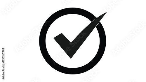 Checkmark icon in a circle