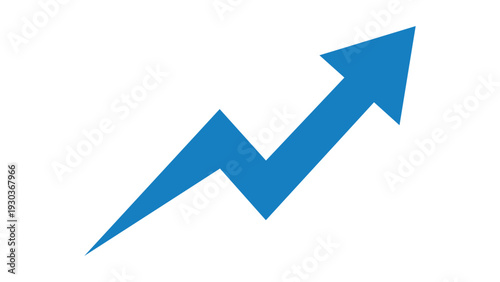 Blue arrow pointing upwards