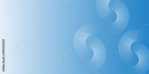 Abstract white wavy glowing lines on a blue background. Futuristic digital high-technology pattern. Health Care concept. Vector illustration