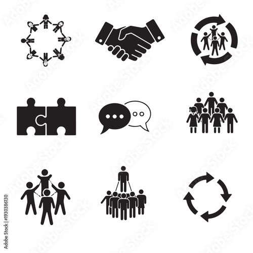 Social community icons 