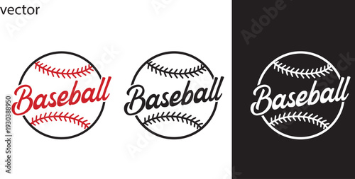 Softball vector set. baseball icon silhouette. Baseball Line Art and Solid Silhouette Styles hand drawn baseball illustration. Softball logo  Formats Included EPS