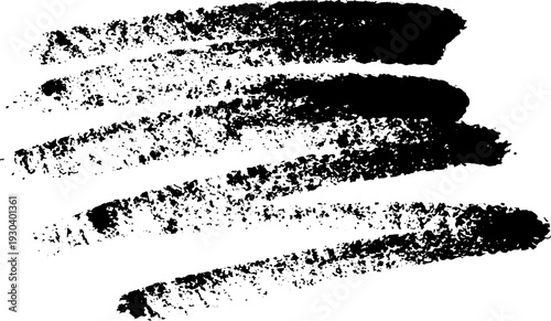 High contrast abstract lemon zest spiral in stencil style for decorative design