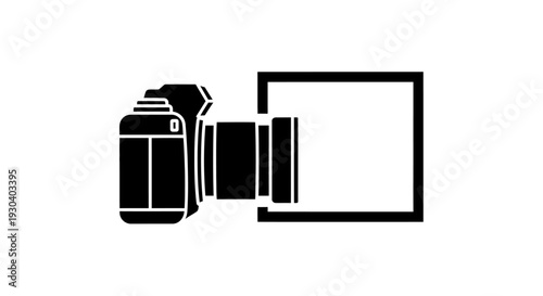 Camera with LCD screen display.