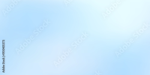 Soft cloud blue white gradient abstract background, blurred smooth wavy blue wallpaper