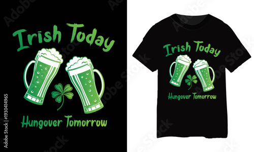 T-shirt design for st patrick Day 