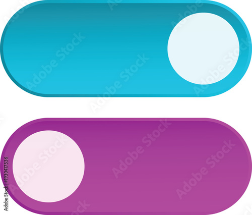 Free Download Click here vector web button illustration with blue and purple oval shaped icons - GFXLoad