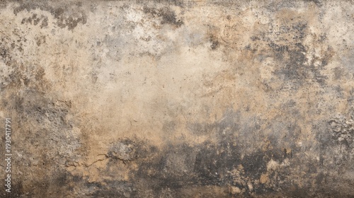 Textured Background of Weathered Concrete with Dark Shades and Light Spots Ideal for Use in Design Projects and Artistic Creations