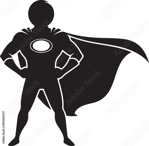 super hero icon vector illustration