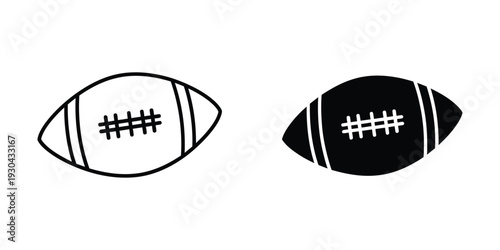 Football Ball Icon Game Sport Vector Simple Design