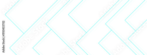 Vector Geometric Composition Of Minimalist Design Features Clean Lines In A Cyan Hue, Creating A Visual Narrative Of Order And Modernism.