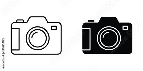 Camera Icons Digital Photography Graphic Design