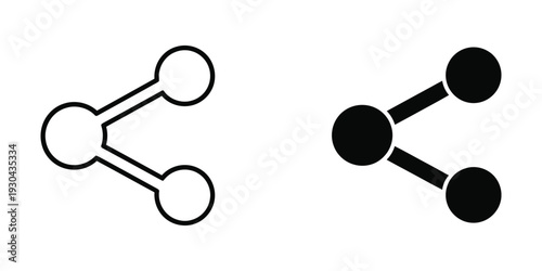 Share Icon Network Symbol Data Connectivity Business Asset