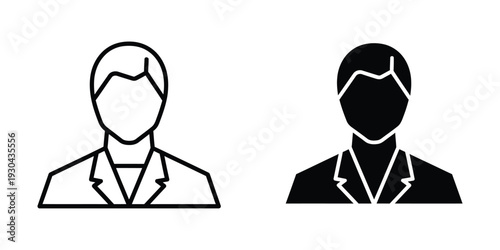 Man Silhouette Business Professional Icon License