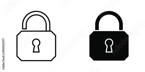 Padlock Security Access Control Symbol
