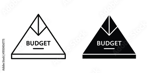 Budget Icon Financial Planning Strategy