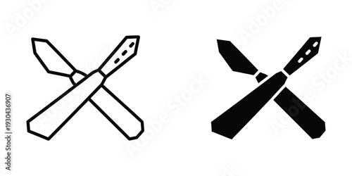 Scalpel Tie Icon Medical Business Metaphor Graphic