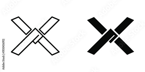 Interlocking Shapes Geometric Pattern Business Design