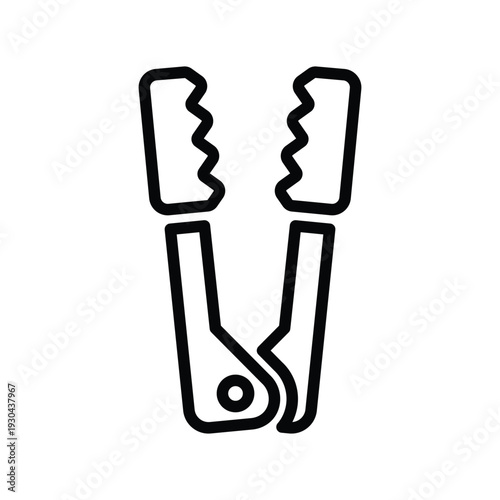 Barbecue tongs Icon