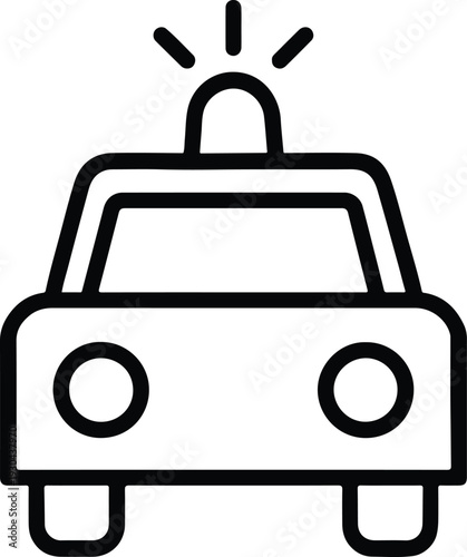 Police car vehicle emergency law enforcement safety