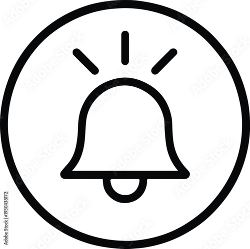 Bell notification alert signal sound reminder digital