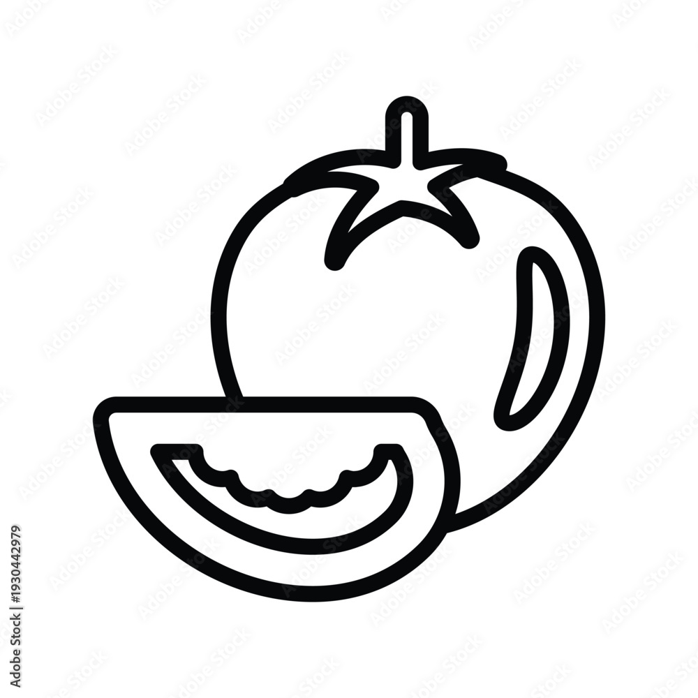 Obraz premium Tomato Icon