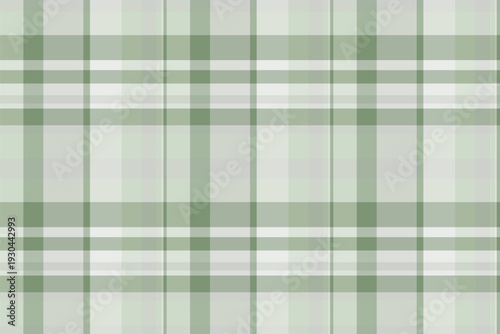 Serene seamless textile texture, various fabric tartan vector. Menswear plaid background pattern check in pastel and white colors.