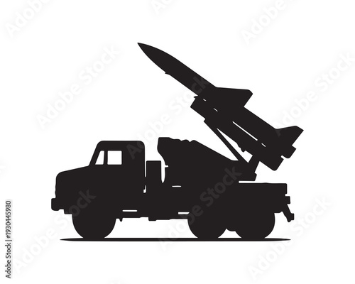 Mobile Missile Launcher Silhouette