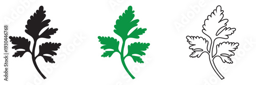  Wild Herb Silhouettes Vector Set Isolated. Collection of  wild herb silhouettes in flat vector style, isolated on white background for eco design and natural themes.