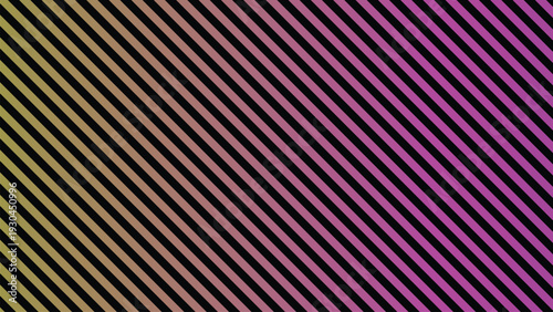 Diagonal lines present a unique color shift from a warm yellowish green to a vibrant and bright magenta hue